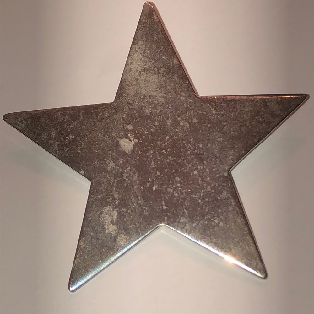 Silver Tone Vintage Star Brooch